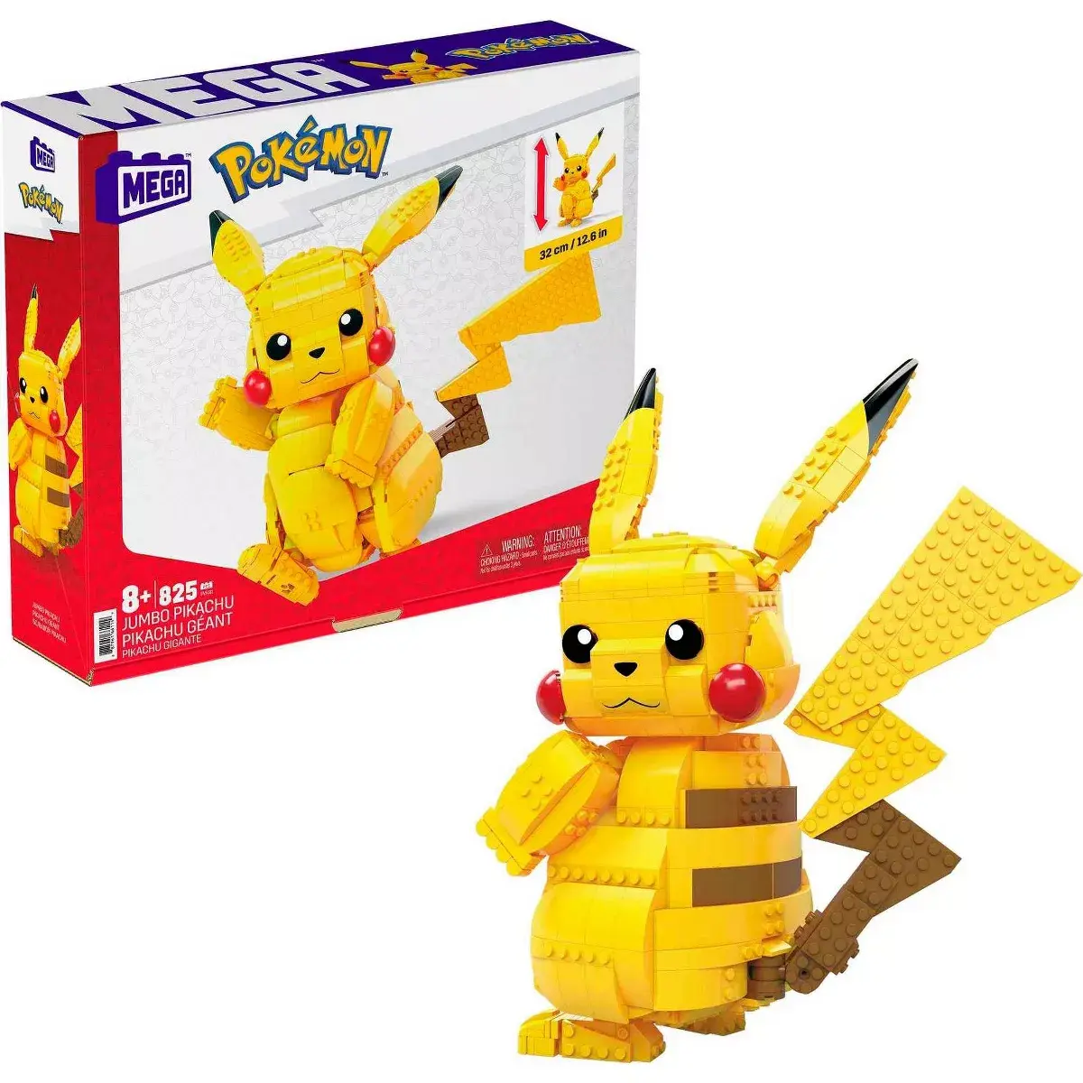 MEGA Pokemon Jumbo Pikachu Construction Set