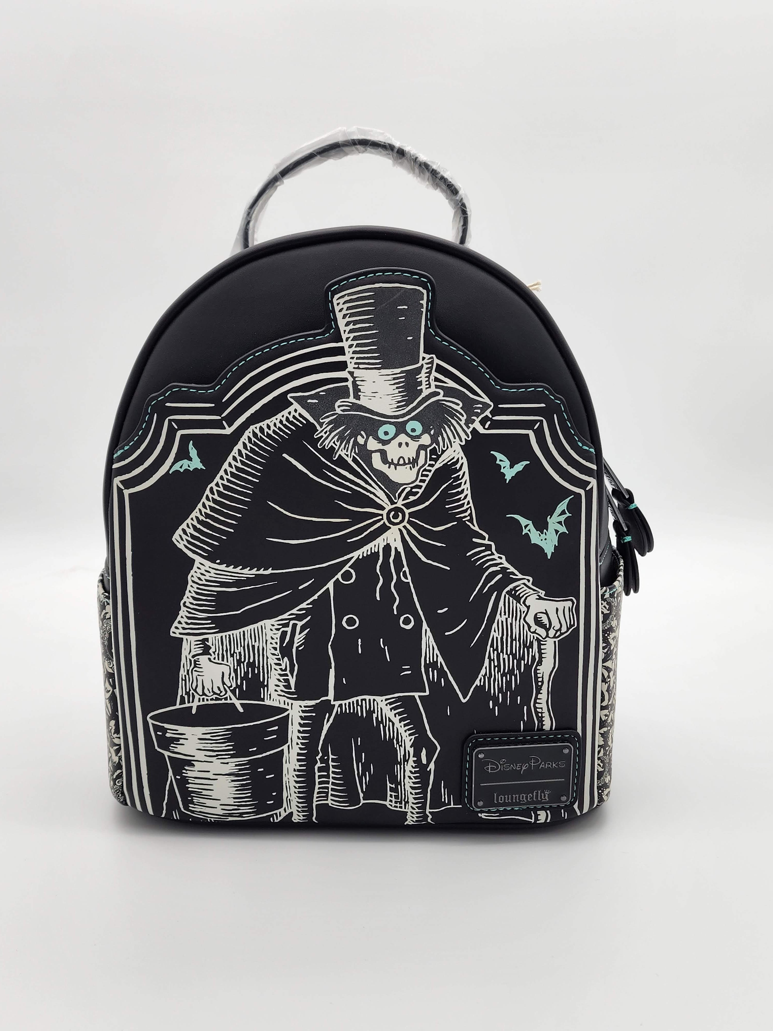 Loungefly Disney Parks Haunted Mansion Hatbox Ghost Mini Backpack