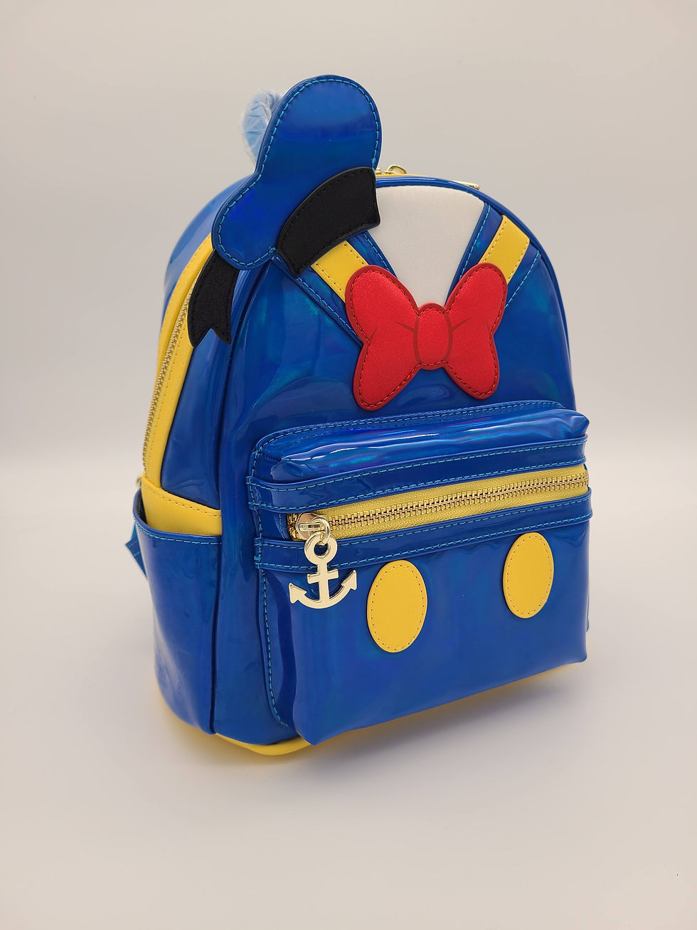 Thumbnail: Loungefly - Disney Donald Duck 90th Anniversary Metallic Mini Backpack