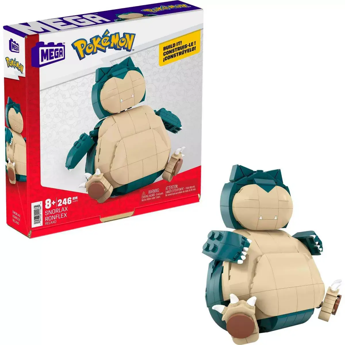 MEGA Pokémon Snorlax Building Set