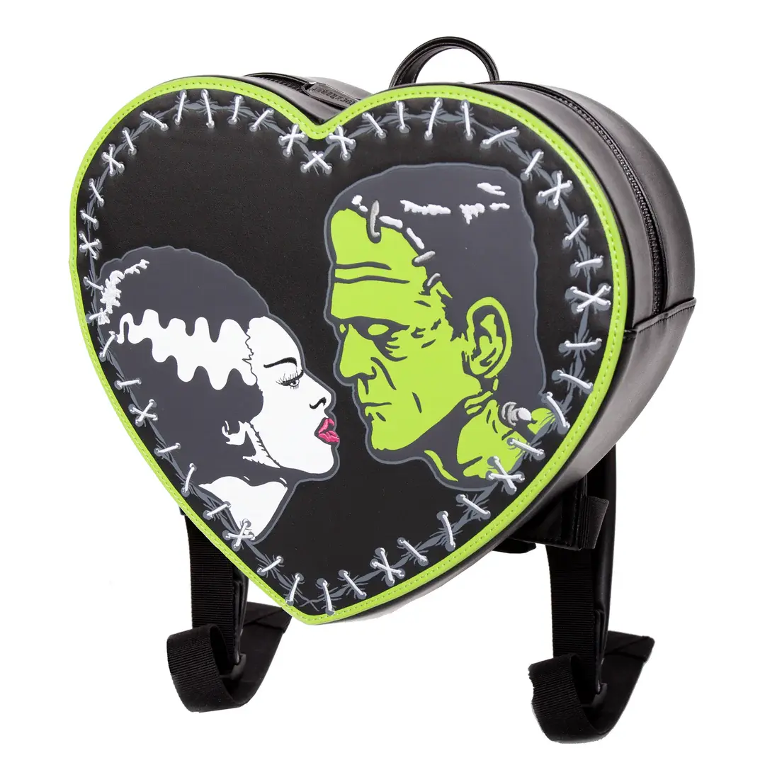 Bride of Frankenstein Heart Backpack