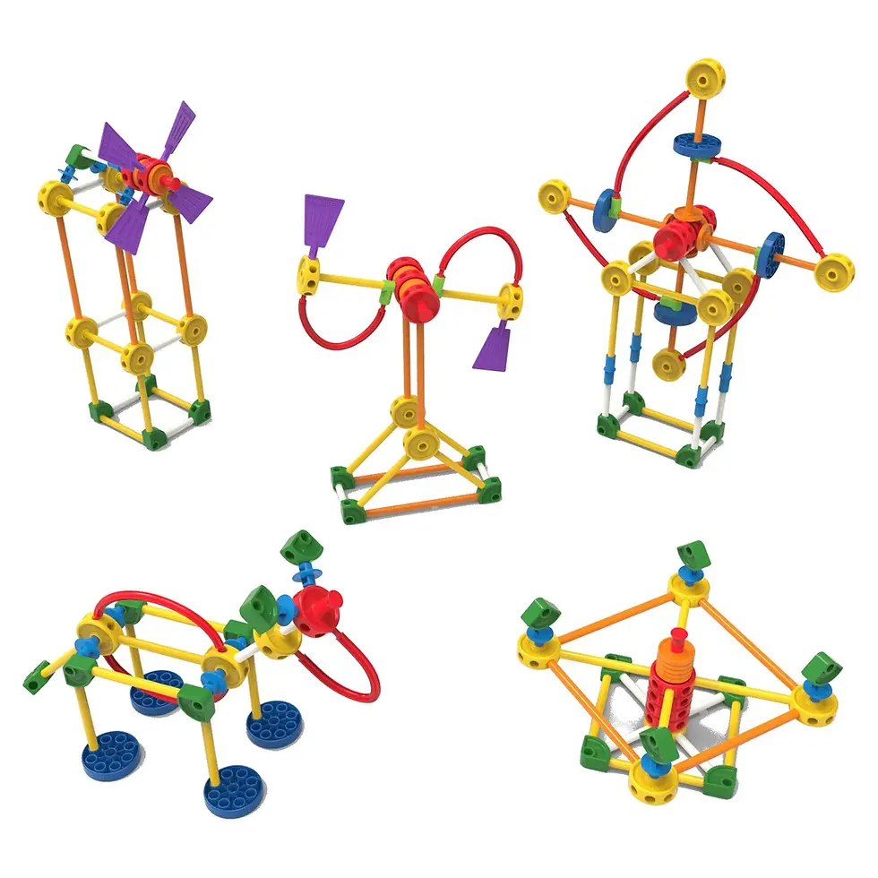 Thumbnail: K'NEX Tinkertoy Classic Building Tin Construction Play Set, 100 Pieces