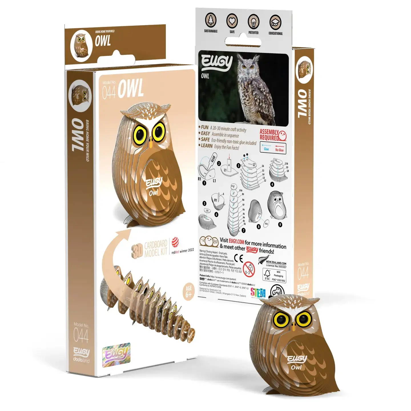 Eugy Owl 3D Puzzle