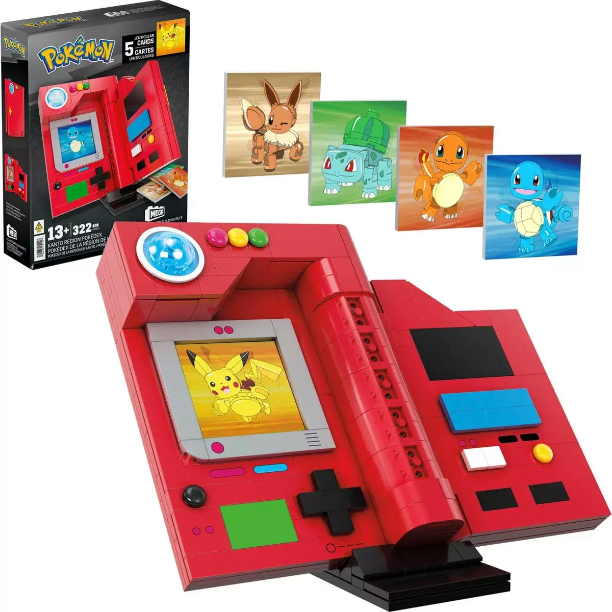MEGA Pokémon Kanto Region Pokédex Building Kit