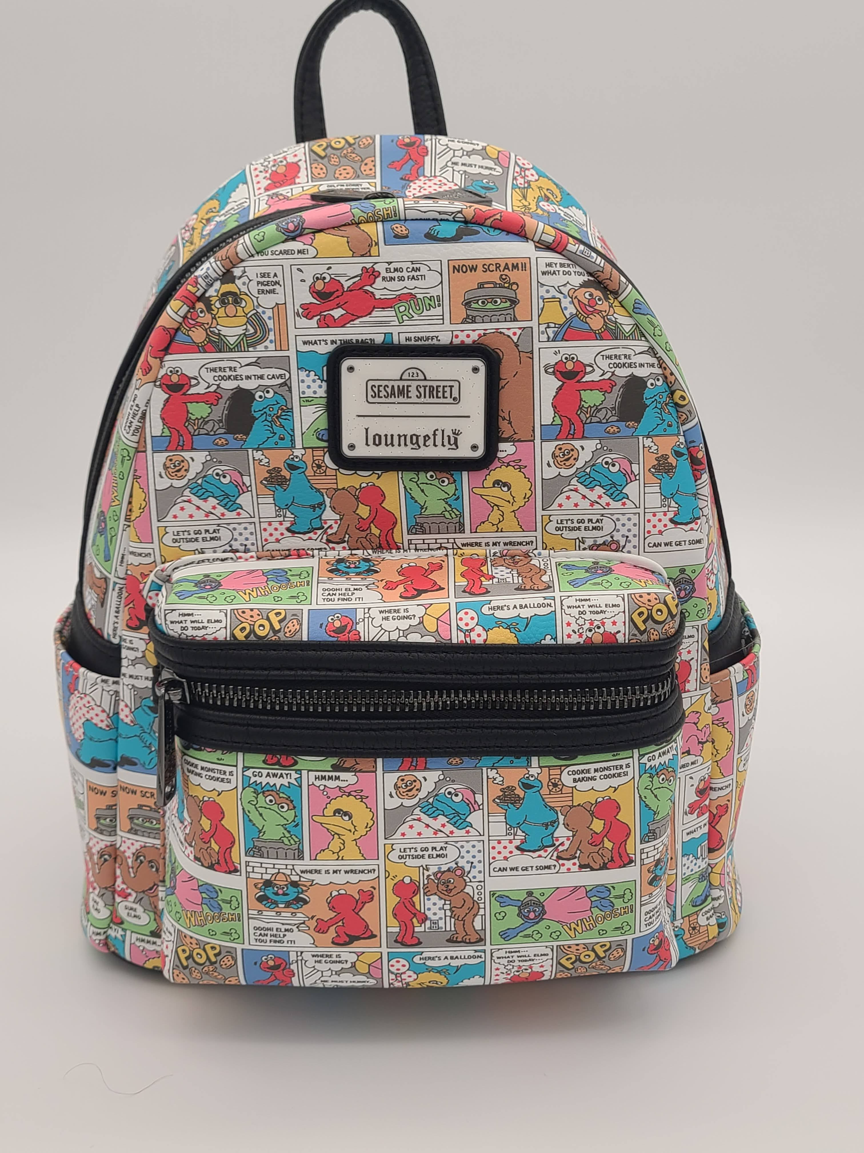 Loungefly Sesame Street Comic Mini Backpack