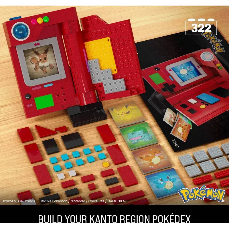 Thumbnail: MEGA Pokémon Kanto Region Pokédex Building Kit
