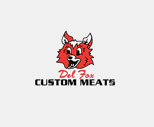 Del Fox Custom Meats Logo