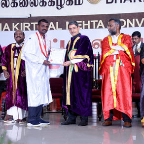 Dr. Kannan Honored with Doctorate in History and Recognized for Academic Excellence