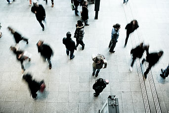 People walking on pathway