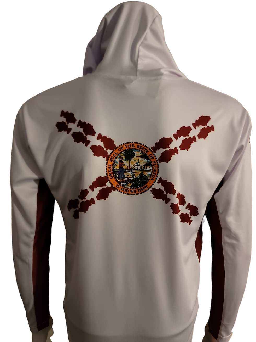 Thumbnail: Vented Florida Flag  Performance Fishing Hoodie
