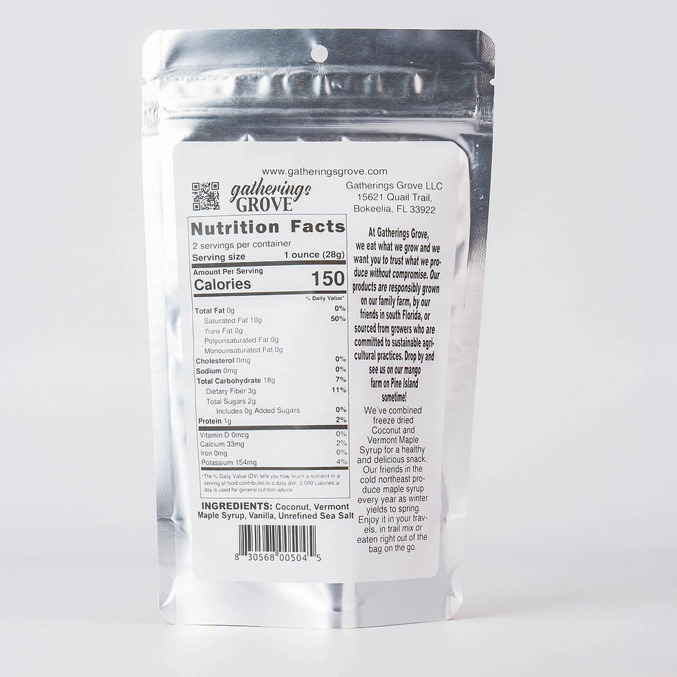 Thumbnail: Freeze Dried Coconut with Vermont Maple Syrup