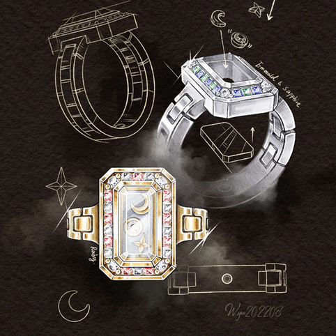 Svelare il mondo mistico di H&D Aesthetic Studio: creare arte nella gioielleria.