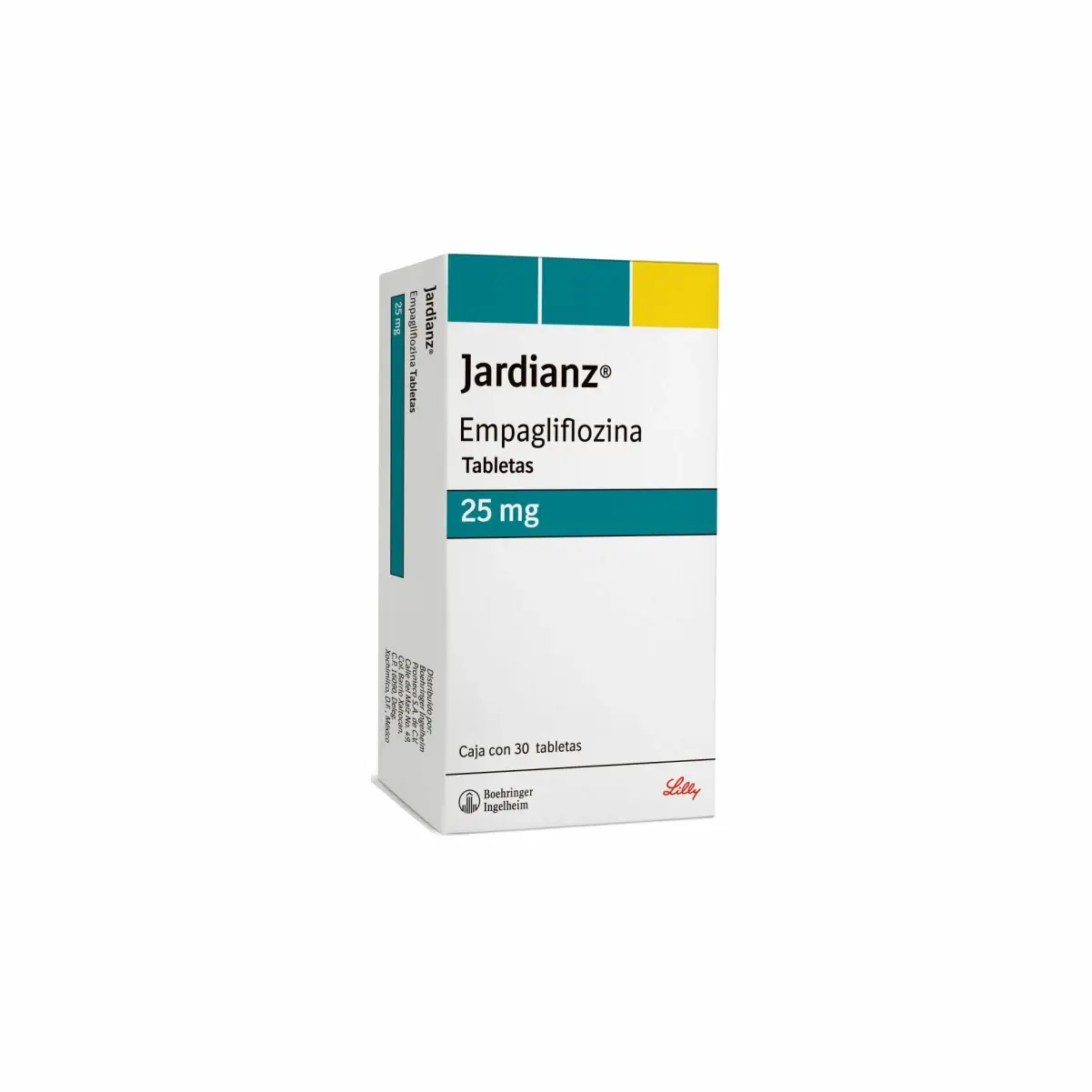 Aquí tienes el texto ALT recomendado para Jardianz 25 mg 30 tabletas (Empagliflozina):