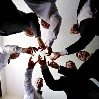 Groomsmen at Brick