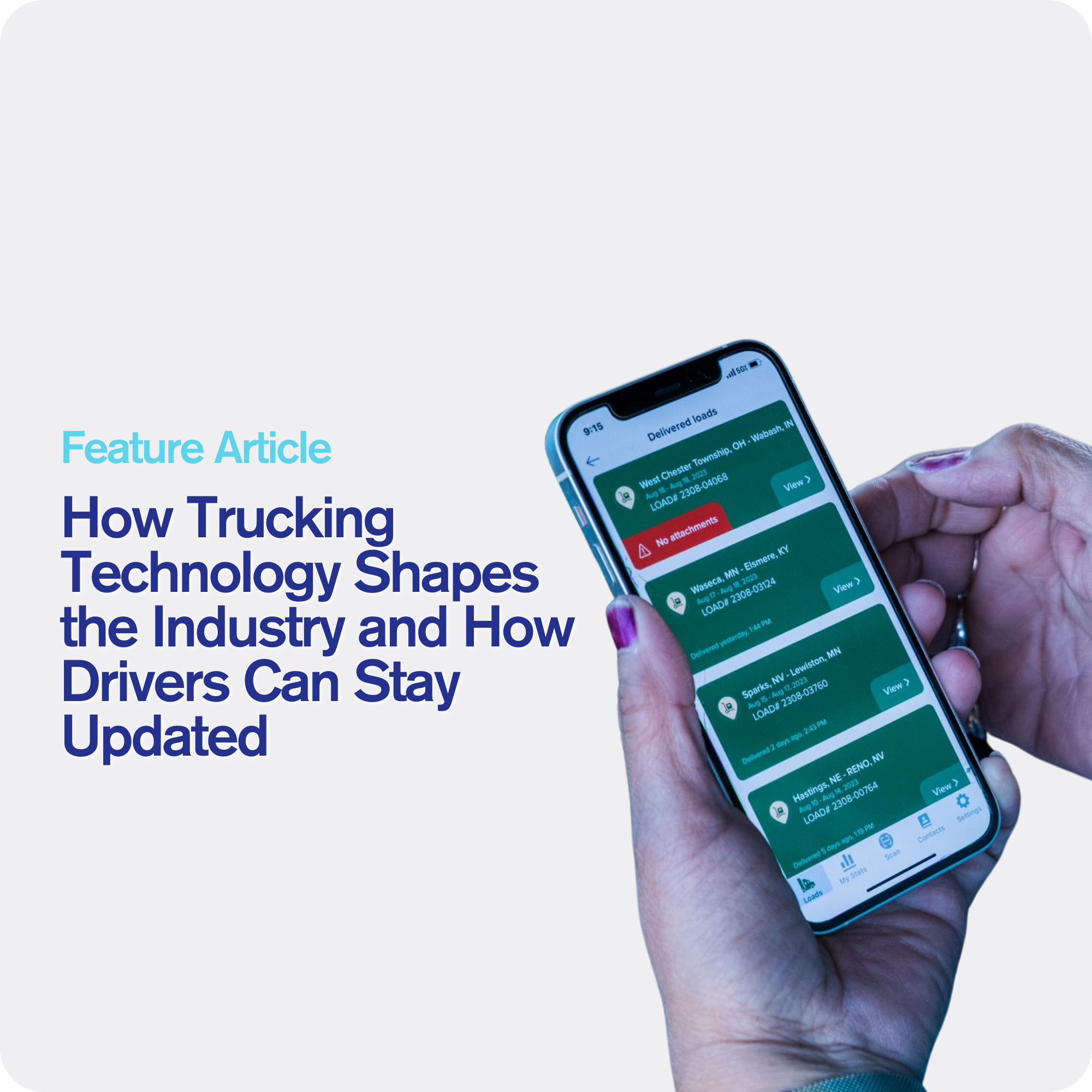 How Trucking Technology Shapes the Industry and How Drivers Can Stay Updated