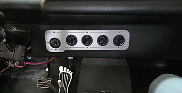 CARRPARTS Custom Billet Aluminum Dash Panel for Gauges