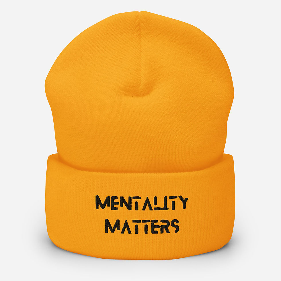 Thumbnail: Cuffed Beanie - Mentality Matters