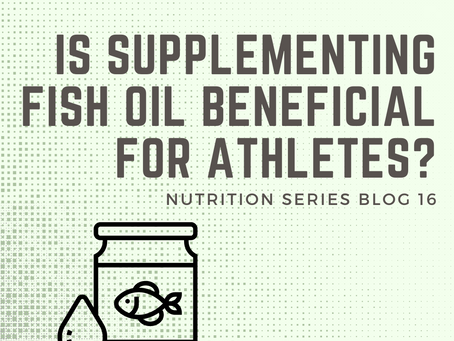 Is supplementing fish oil beneficial for athletes?