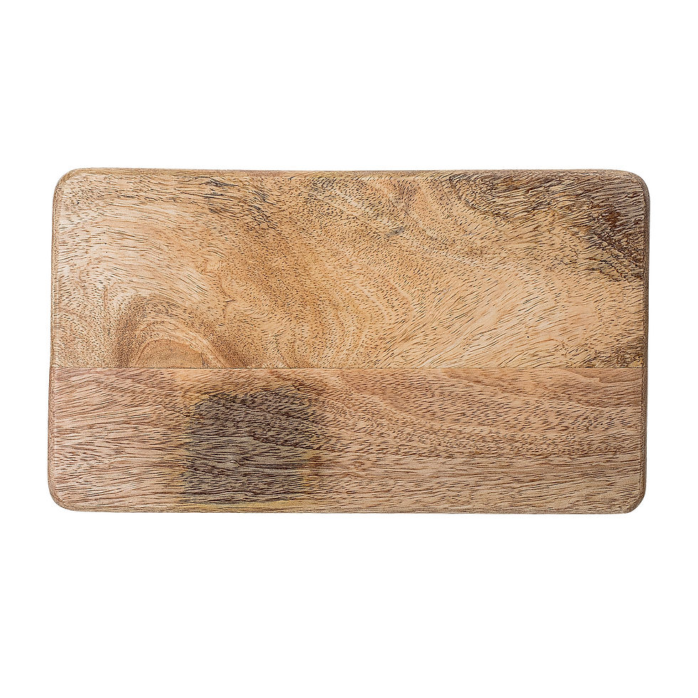 Thumbnail: Mango Wood Cutting Board on short legs alo good as a decorative piece