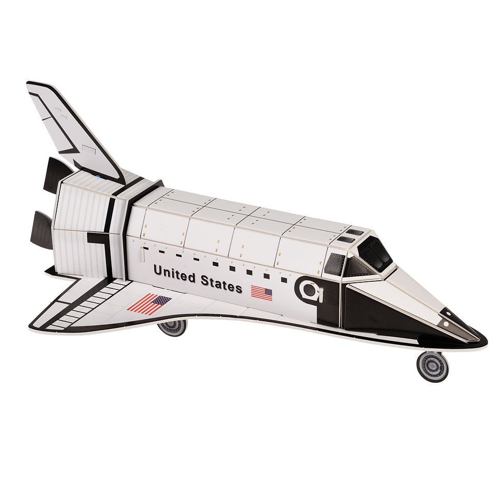 Thumbnail: A Make Your Own Space Mission Vehicles set, perfect for would-be astronauts & modellers. 4 3D space vehicles to complete