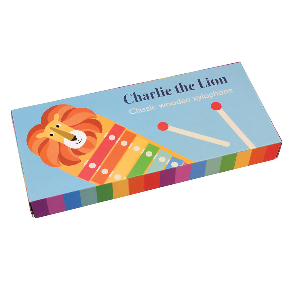 Thumbnail: Kids xylophone Charlie the xylophone multicoloured with lion image
