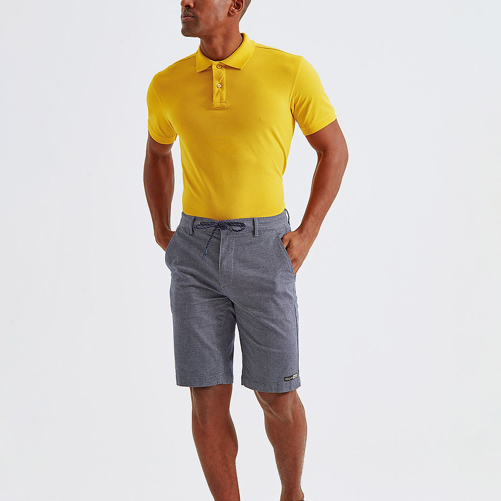 Thumbnail: Vegan Men's Chino Shorts, vegan shorts, from Vegan Happy Clothing, vegan PETA Approved shorts