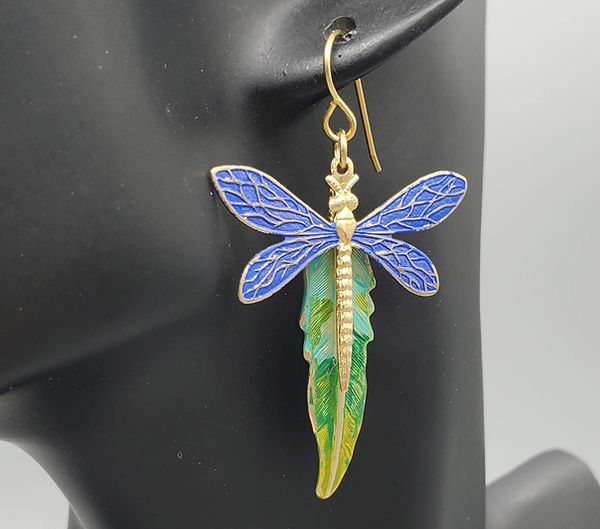 butterfly leaf earrings