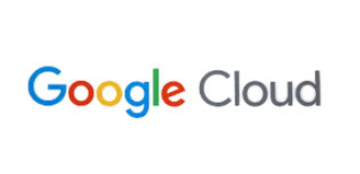 Google Cloud logo in colorful letters on a black background