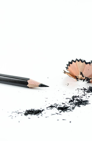 Bleistift und Späne