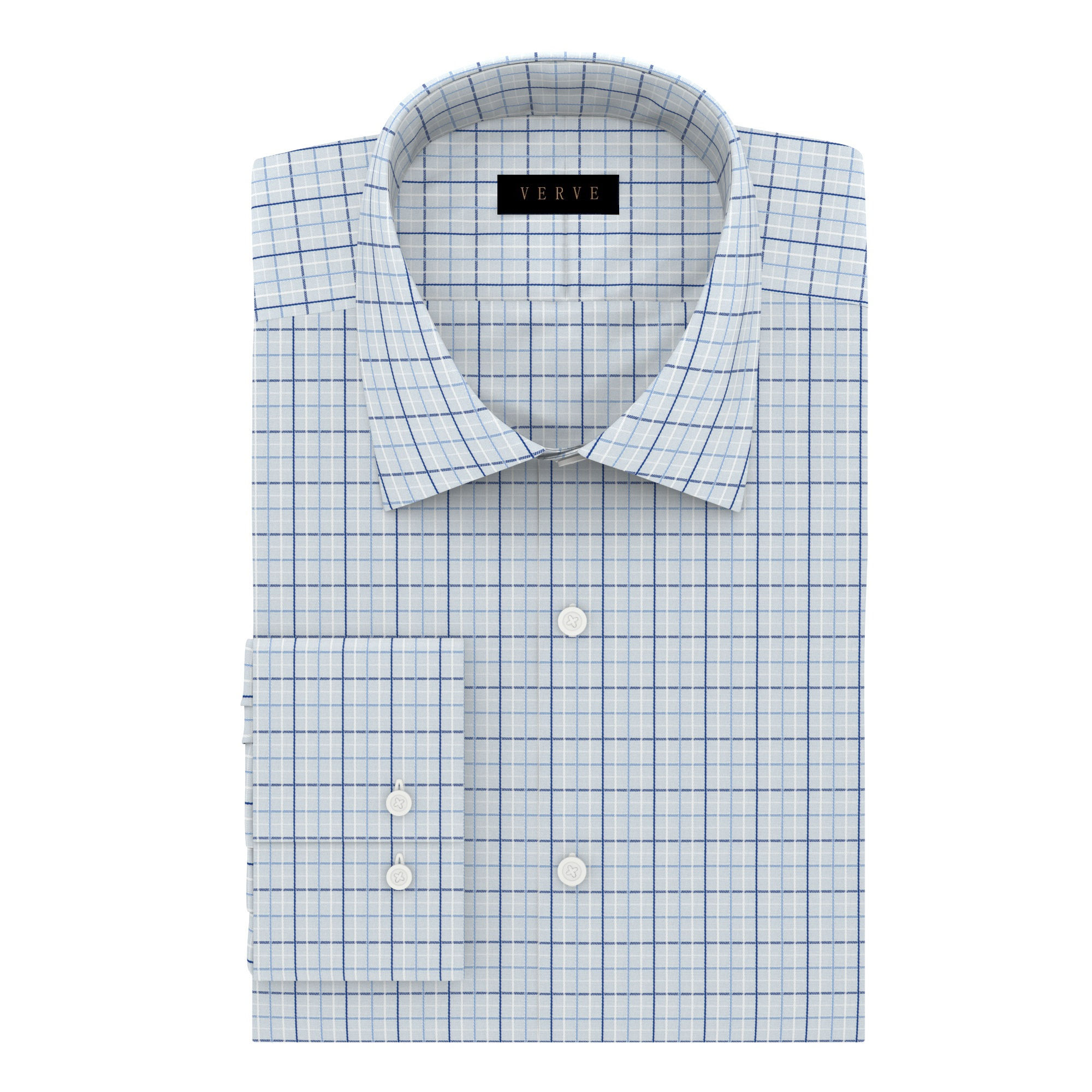 BLUE, NAVY & WHITE CHECK