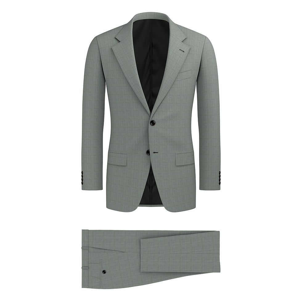 LPS150 LIGHT GREY GLEN PLAID