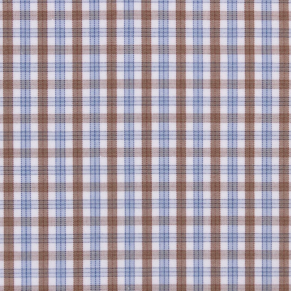 Miniaturebillede: KHAKI AND BLUE CHECK