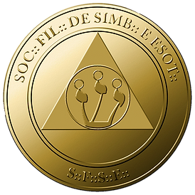 Logo da Sociedade Filosófica - Triângulo com a letra hebraica shin