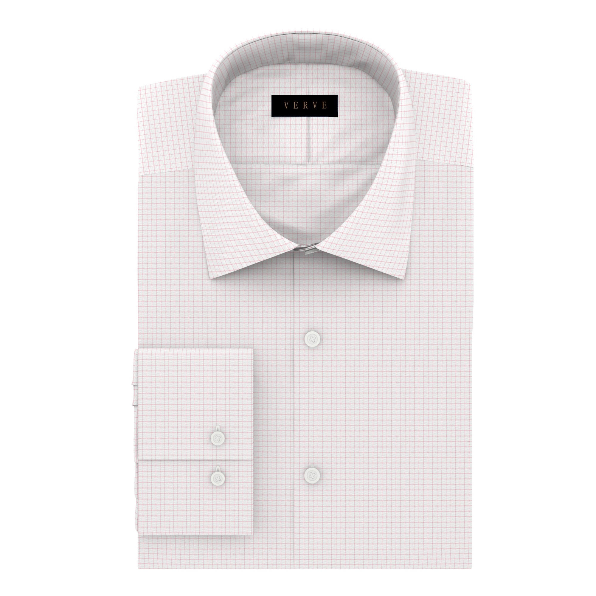 LIGHT PINK GRID CHECK