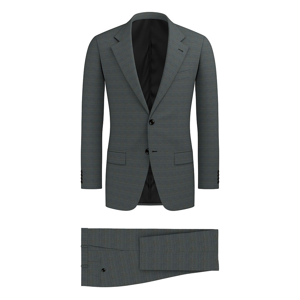 GREY, BLUE & RED MULTI CHECK