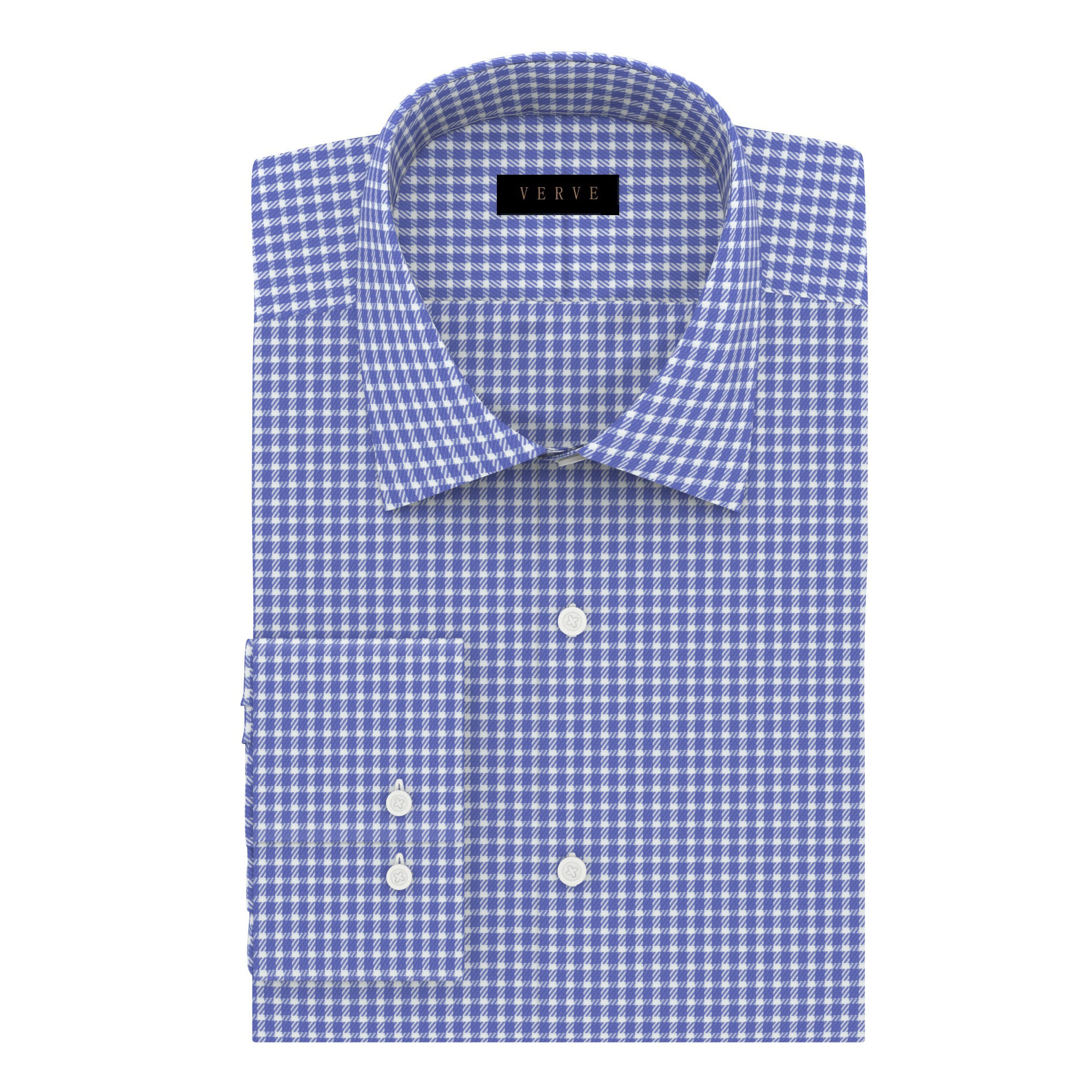 CORNFLOWER BLUE CHECK