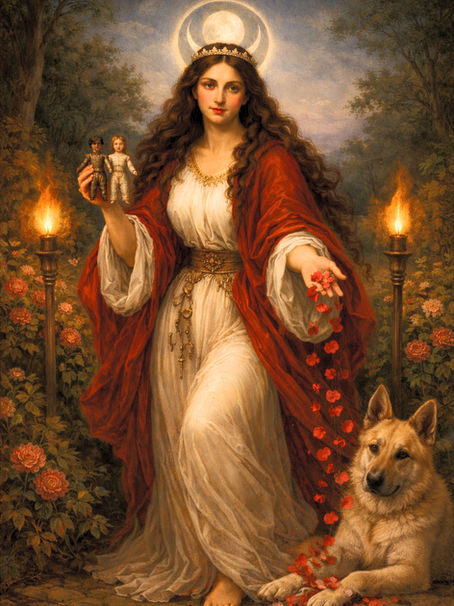 Ritual Hekatino de Atração Amorosa com Bonecos (Hekátē Erôtotokeia)