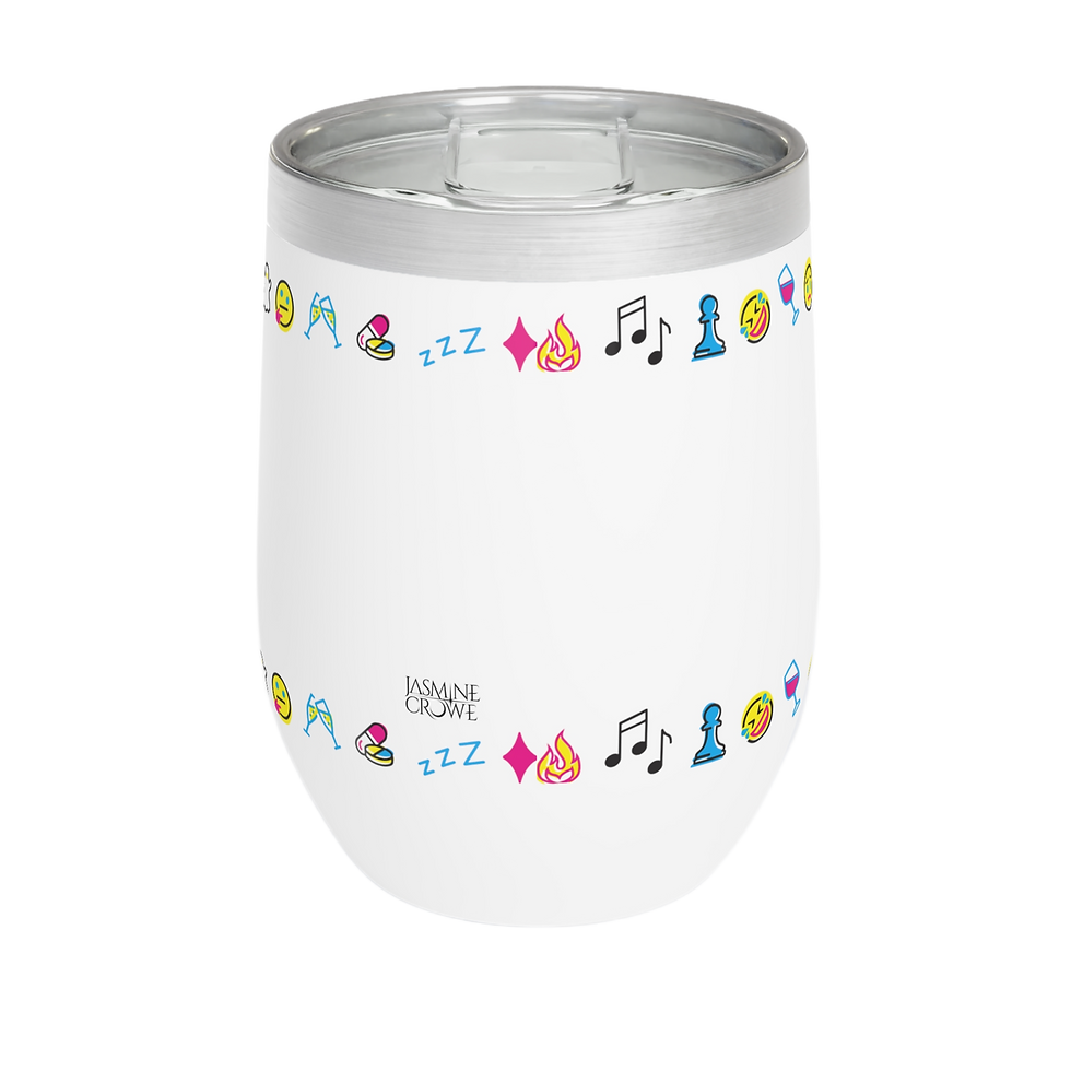 Thumbnail: SYMPTOMS of / BREAKING THINGS Wine Tumbler