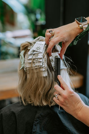 Hair and makeup artist Aliscia Morin in Banff Alberta