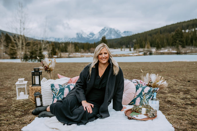 Rocky Mountain wedding ceremony services by Aliscia Morin