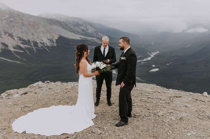 Wedding hair and makeup styling by Aliscia Morin in Banff Alberta