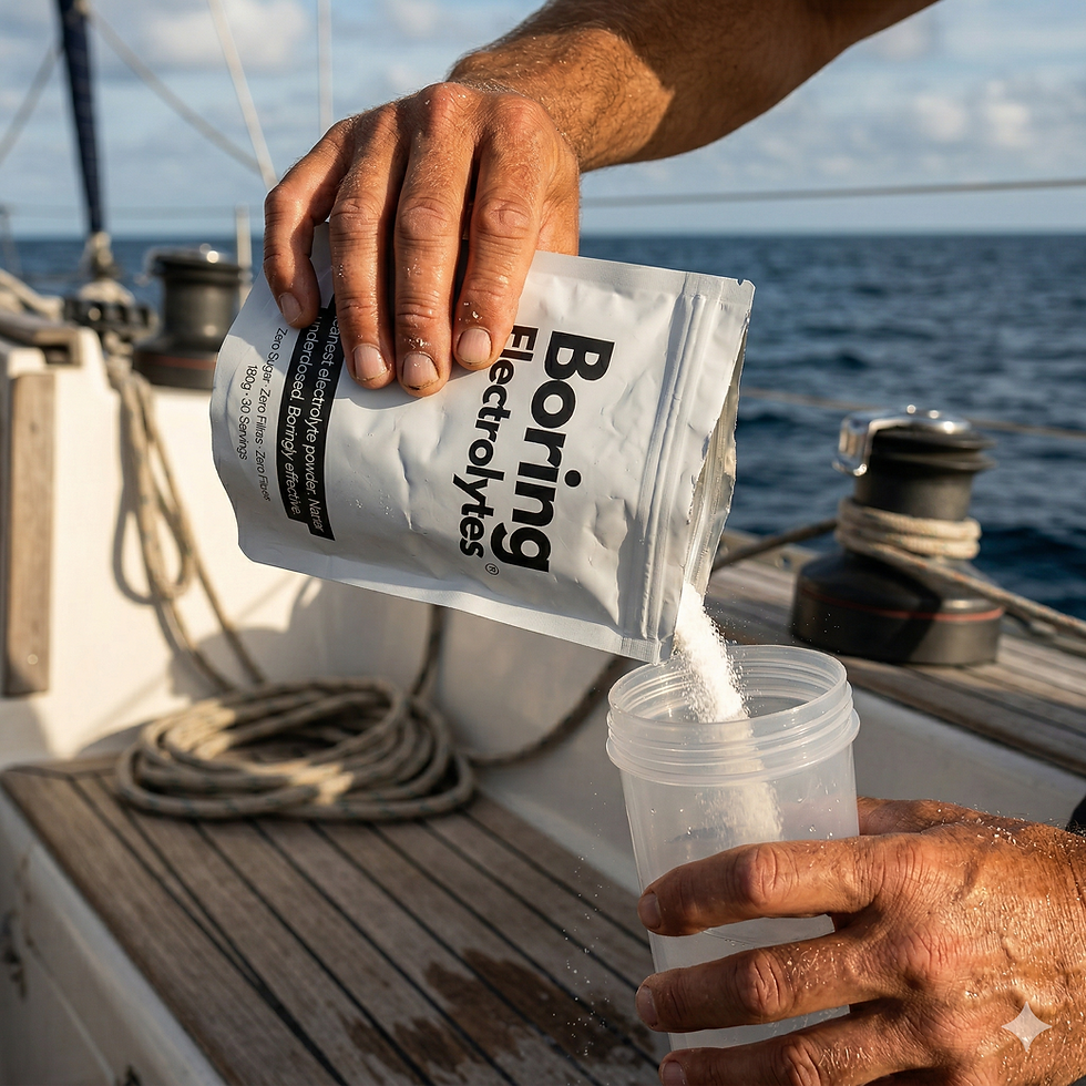 Boring Electrolytes- yachting