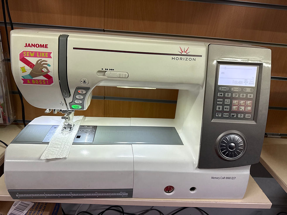 Used Janome MC8900 QCP Sew Machine