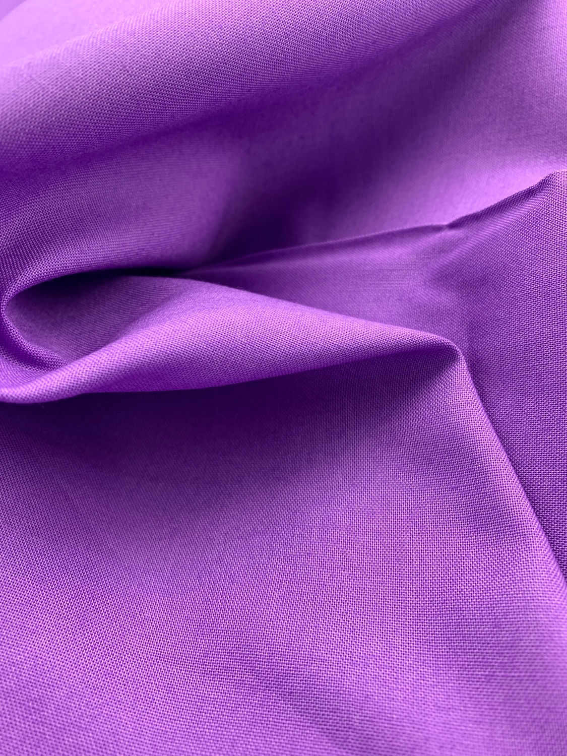 Violet 100% Plain Cotton Fabric