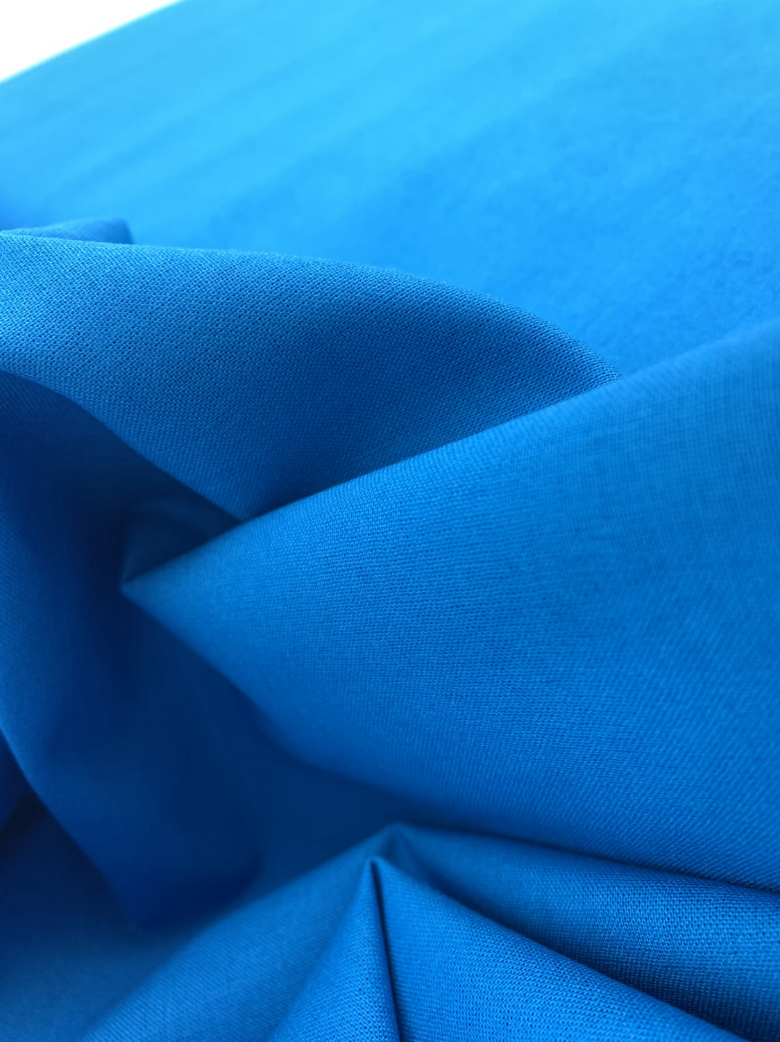 Sapphire Blue 100% Plain Cotton Fabric
