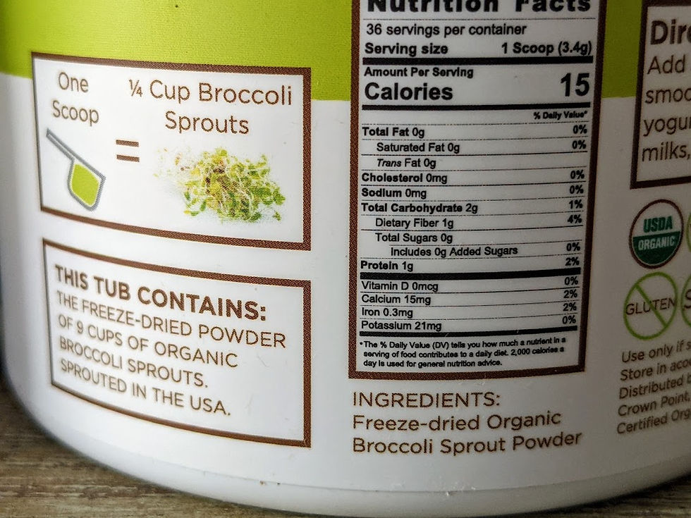 Thumbnail: Support your dog, cat, or your immune system with broccoli sprout powder