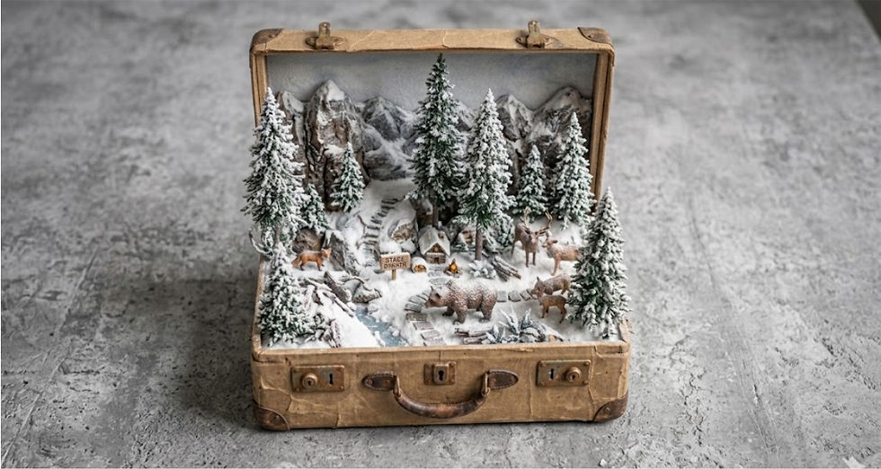Stage vacances Créatif d'Hiver / LA VALISE DE CURIOSITÉ