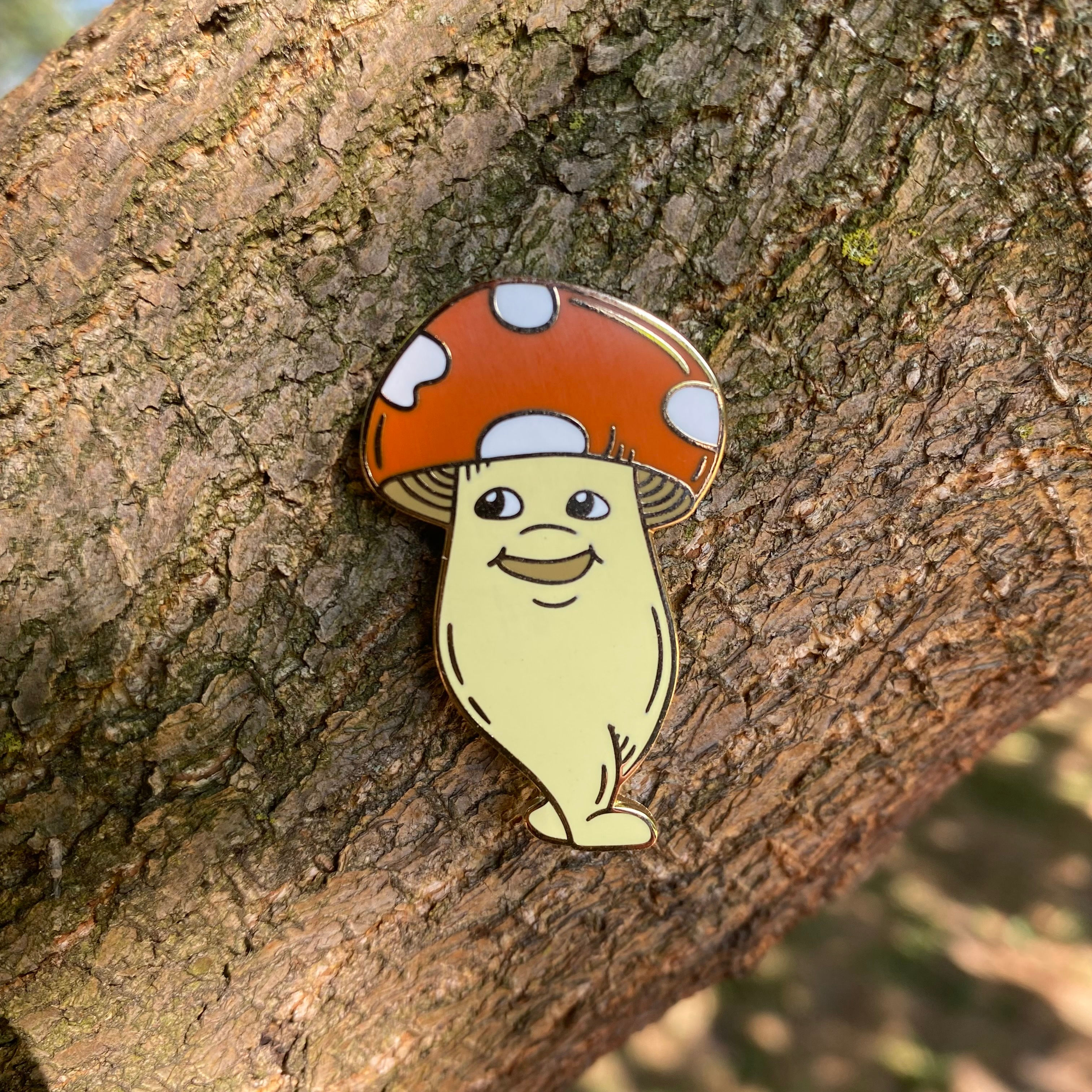 Bean Enamel Pin