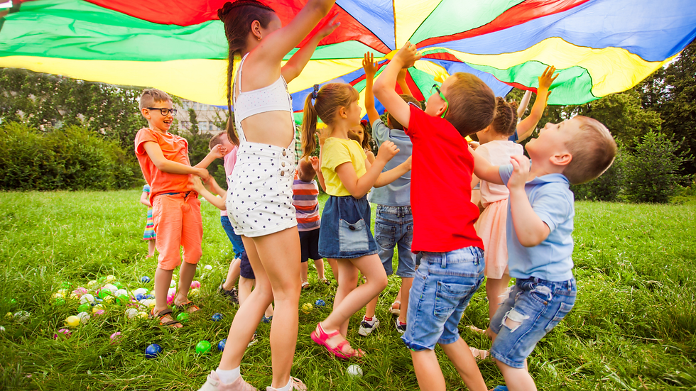 Kid's playing outside