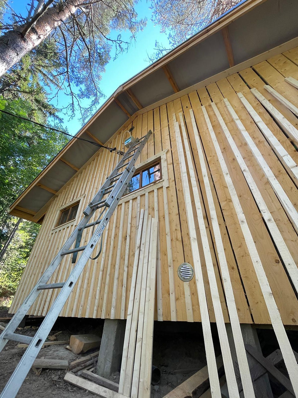 Reconstruction Mökki Riihiniemi - Omavaraniemi